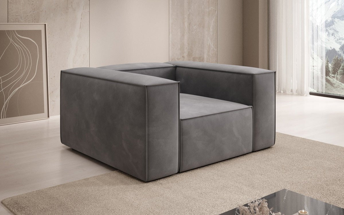 Luxuriöser Designer Samt Sofa-Sessel Lesley – Komfort, Stil & Eleganz für Ihr Zuhause