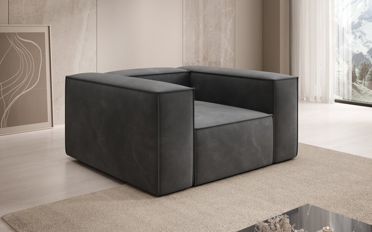 Luxuriöser Designer Samt Sofa-Sessel Lesley – Komfort, Stil & Eleganz für Ihr Zuhause