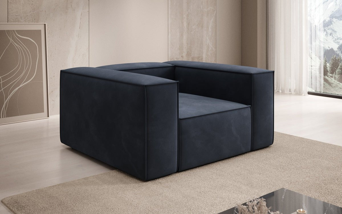 Luxuriöser Designer Samt Sofa-Sessel Lesley – Komfort, Stil & Eleganz für Ihr Zuhause