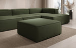 Lade das Bild in den Galerie-Viewer, Lesley Beistellhocker Stoff – Moderner Ottoman für Vielseitiges Wohnzimmer-Design