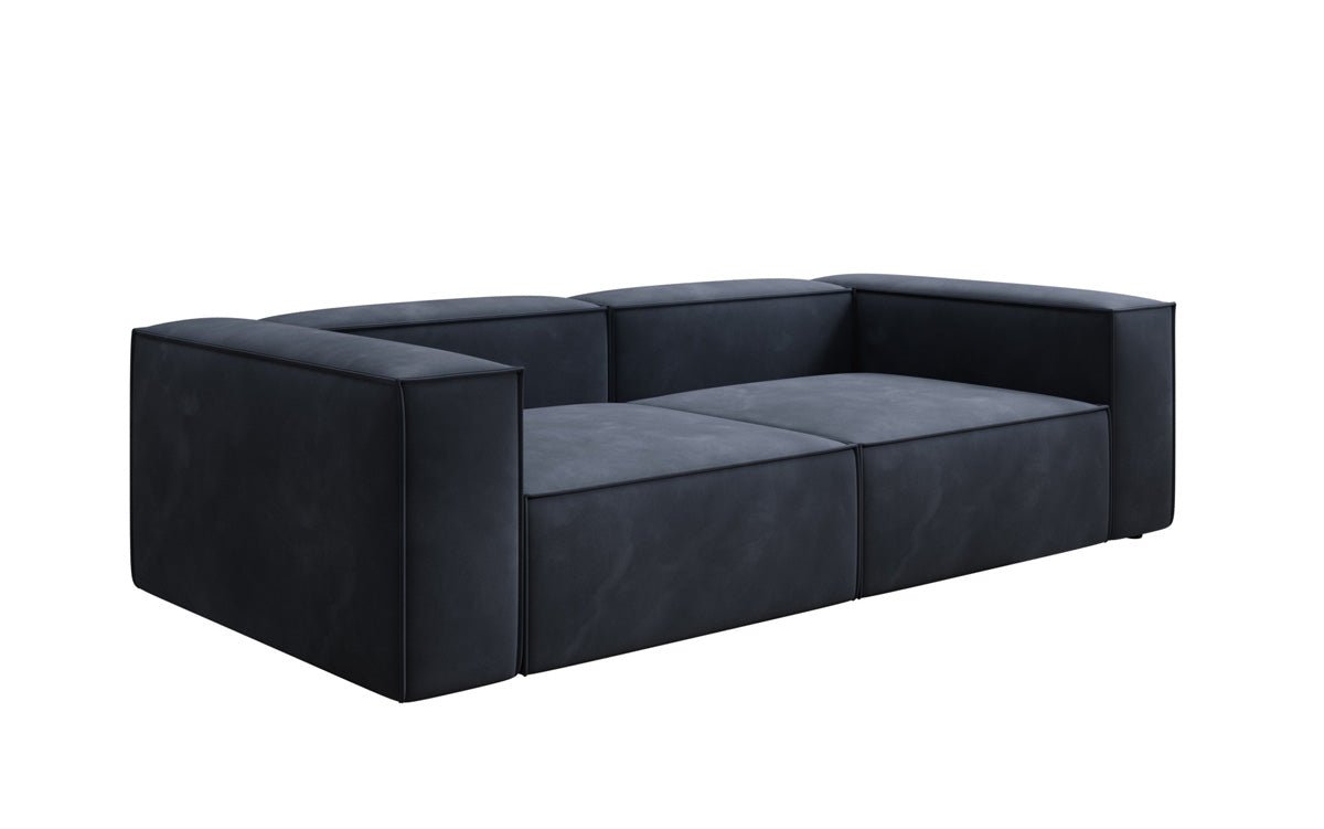 Luxuriöses Designer Samt Sofa Lesley 3-Sitzer – Eleganz trifft Komfort