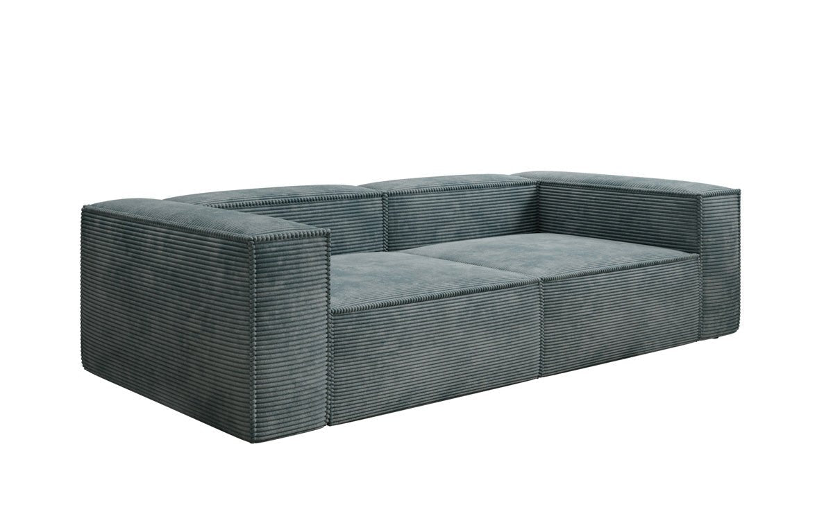 Luxuriöses 3-Sitzer Cord Sofa Lesley: Modernes Design & Komfort
