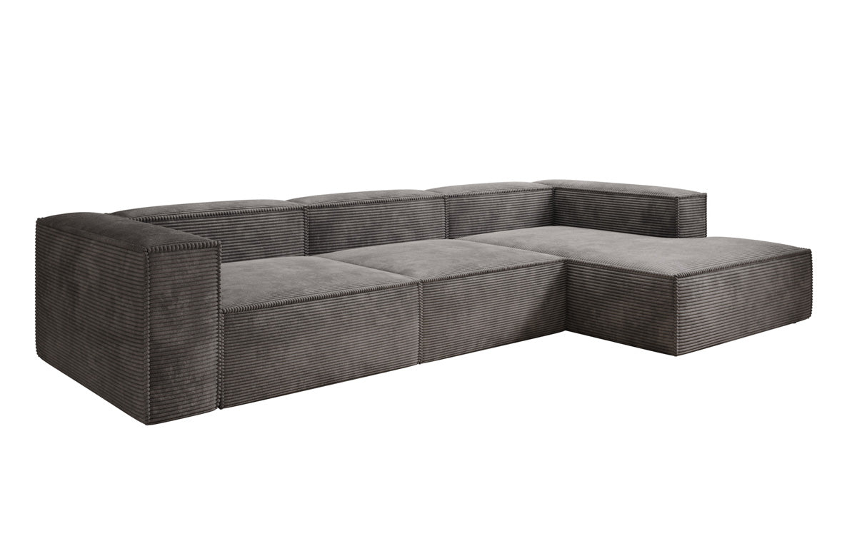Lesley L-Form Cordsofa: Modernes Design für Ihr Gemütliches Wohnzimmer