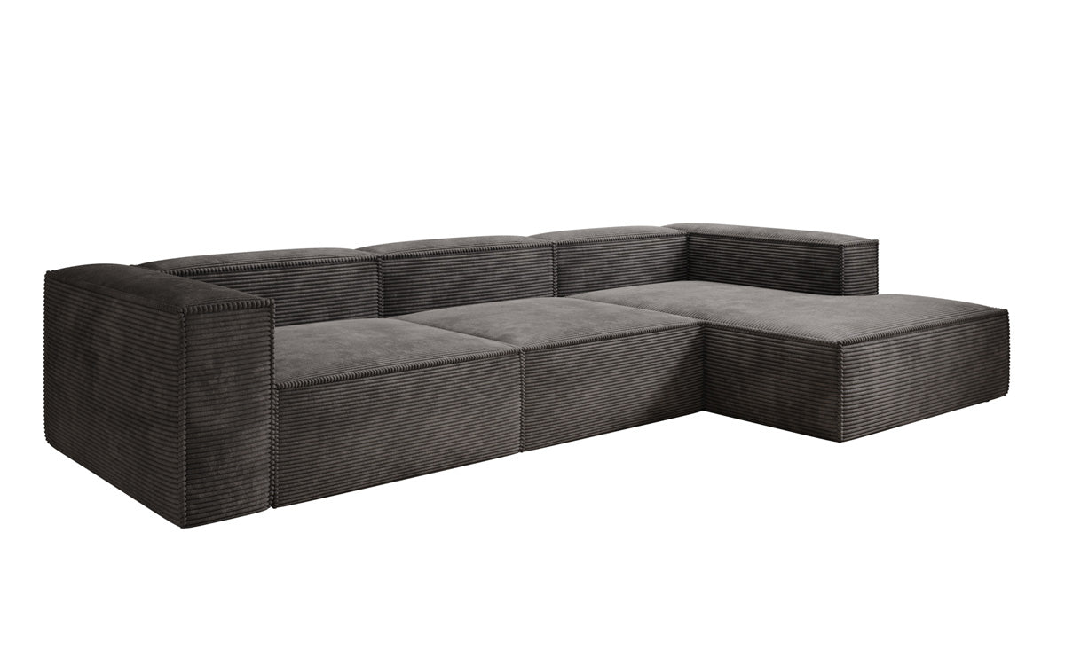 Lesley L-Form Cordsofa: Modernes Design für Ihr Gemütliches Wohnzimmer