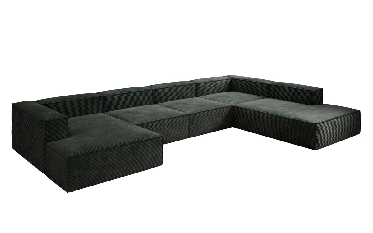 Luxuriöses Lesley U-Form Cordsofa XXL – Modernes Design für Ihr Wohnzimmer