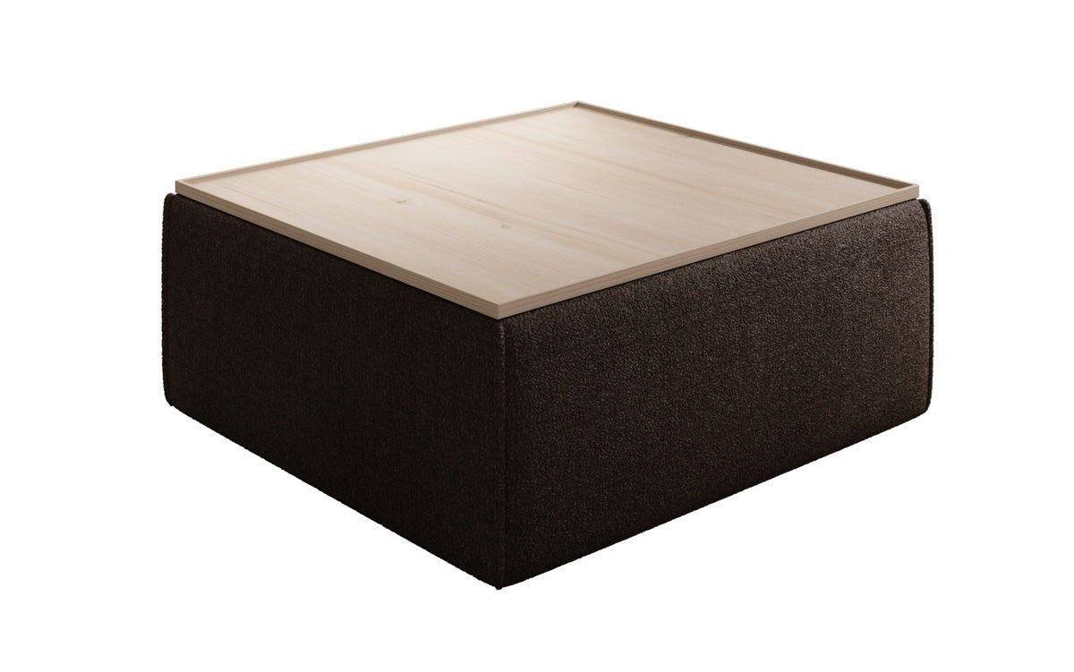 Lesley Bouclé Hocker Couchtisch mit Stauraum – Vielseitiges Möbelstück für Ihr Zuhause