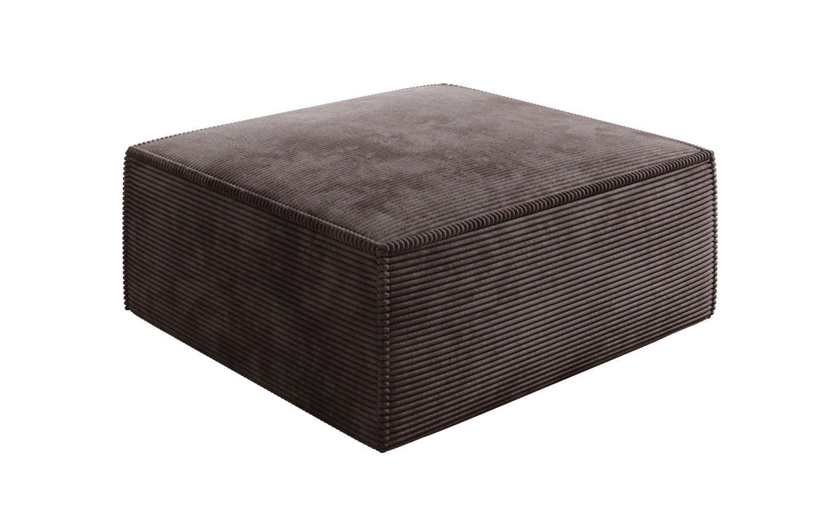 Lesley Luxus Cord Beistellhocker: Moderner, Bequemer Pouf für Ihr Wohnzimmer