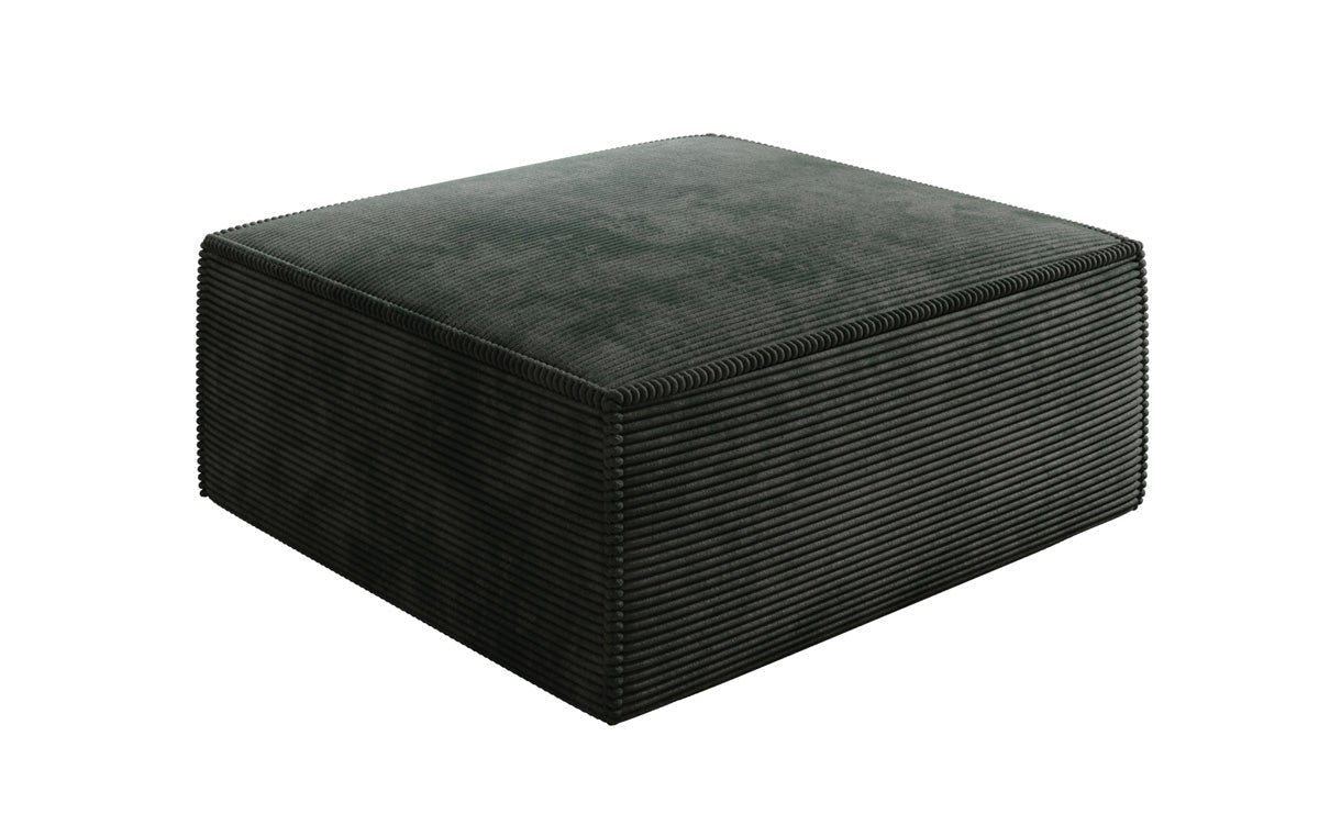 Lesley Luxus Cord Beistellhocker: Moderner, Bequemer Pouf für Ihr Wohnzimmer