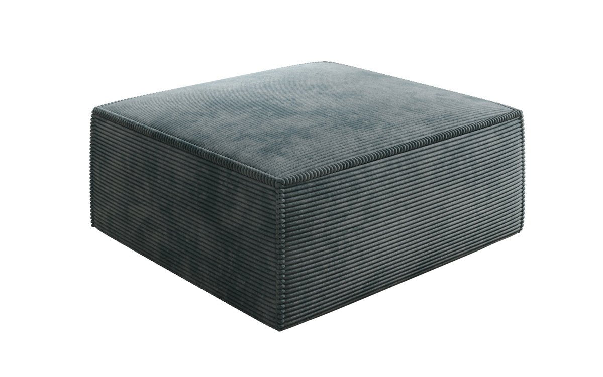 Lesley Luxus Cord Beistellhocker: Moderner, Bequemer Pouf für Ihr Wohnzimmer