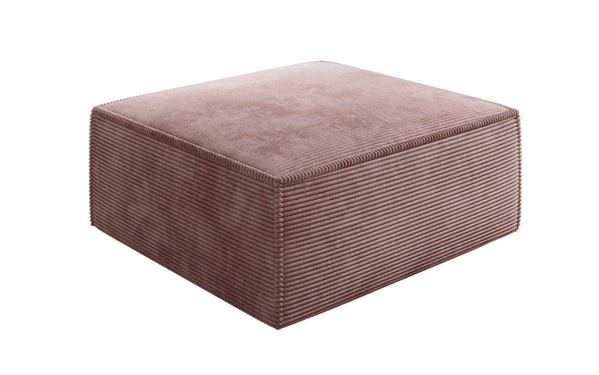 Lesley Luxus Cord Beistellhocker: Moderner, Bequemer Pouf für Ihr Wohnzimmer