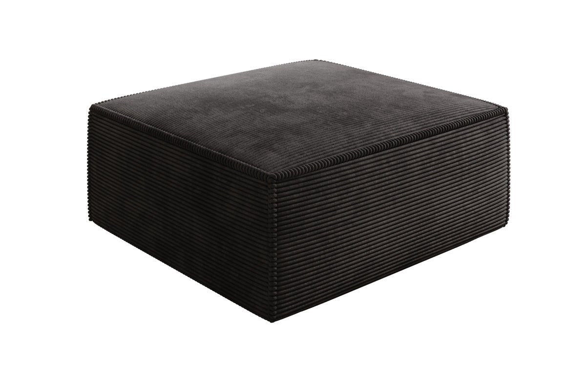 Lesley Luxus Cord Beistellhocker: Moderner, Bequemer Pouf für Ihr Wohnzimmer