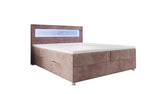 Lade das Bild in den Galerie-Viewer, Boxspringbett Relax: Modernes Cord-Bett mit LED, Stauraum & USB-C