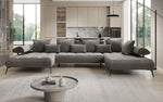 Lade das Bild in den Galerie-Viewer, Luxuriöses Sydney U-Sofa aus Samt mit Elektrischer Schlaffunktion & Stauraum