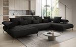 Lade das Bild in den Galerie-Viewer, Luxuriöses Designer U-Sofa Sydney Bouclé – Elektrische Schlaffunktion, Stauraum, Höchster Komfort