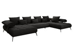 Lade das Bild in den Galerie-Viewer, Luxuriöses Designer U-Sofa Sydney Bouclé – Elektrische Schlaffunktion, Stauraum, Höchster Komfort
