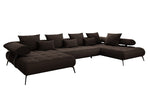 Lade das Bild in den Galerie-Viewer, Luxuriöses Designer U-Sofa Sydney Bouclé – Elektrische Schlaffunktion, Stauraum, Höchster Komfort