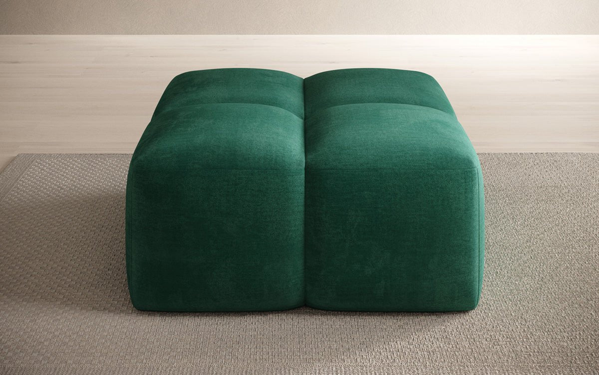 Celly Samt Beistellhocker – Eleganter, Bequemer, Vielseitiger Sitz für Ihr Zuhause