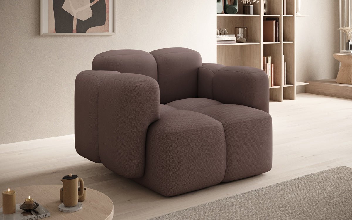Luxuriöser Designer Sessel Celly: Modernes Stoff-Sofa für Ihr stilvolles Zuhause