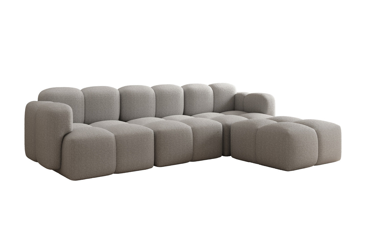 Luxuriöses Designer L-Sofa Celly: Stilvolles Bouclé Ecksofa für Ihr Traum-Wohnzimmer