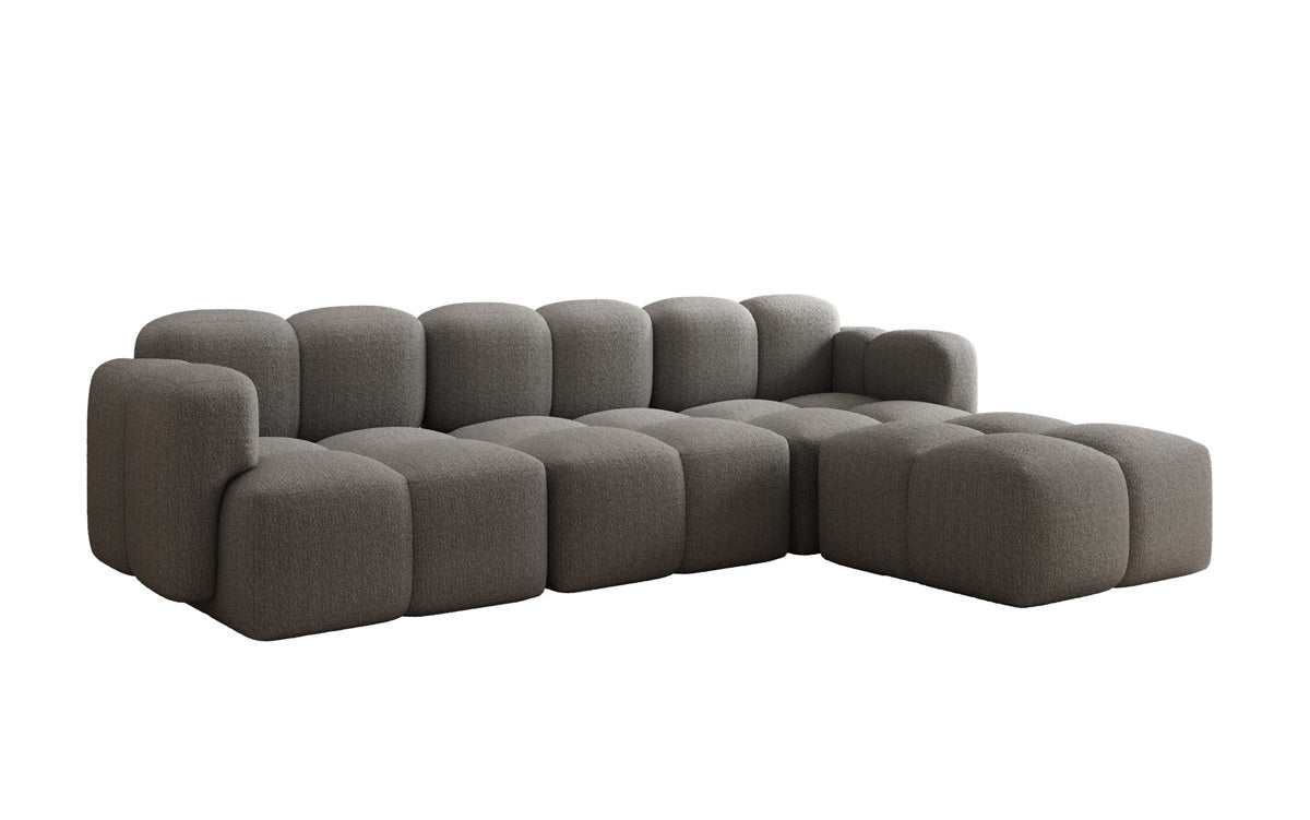 Luxuriöses Designer L-Sofa Celly: Stilvolles Bouclé Ecksofa für Ihr Traum-Wohnzimmer