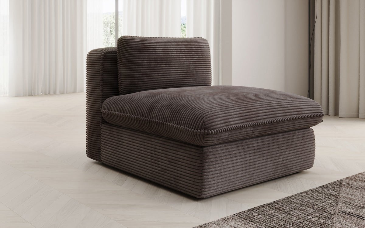 Cuddle Designer Sofa-Sessel: Gemütlicher Cord, Modernes Design für Ihr Wohnzimmer