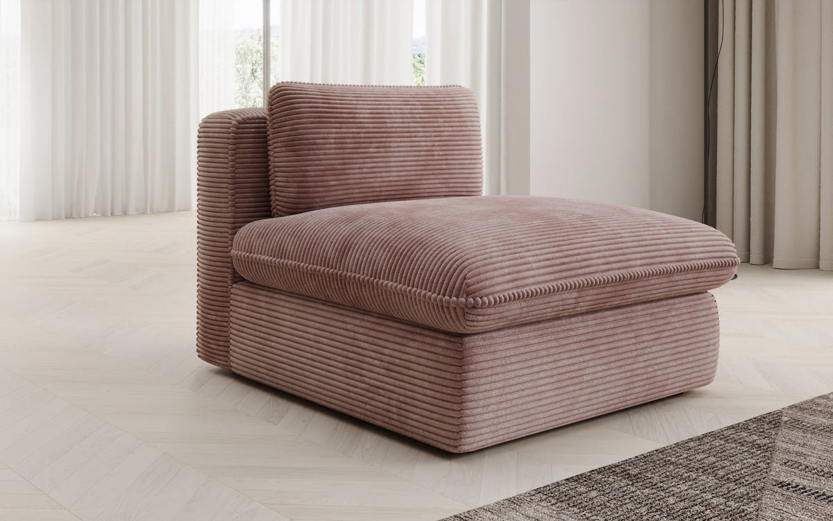 Cuddle Designer Sofa-Sessel: Gemütlicher Cord, Modernes Design für Ihr Wohnzimmer