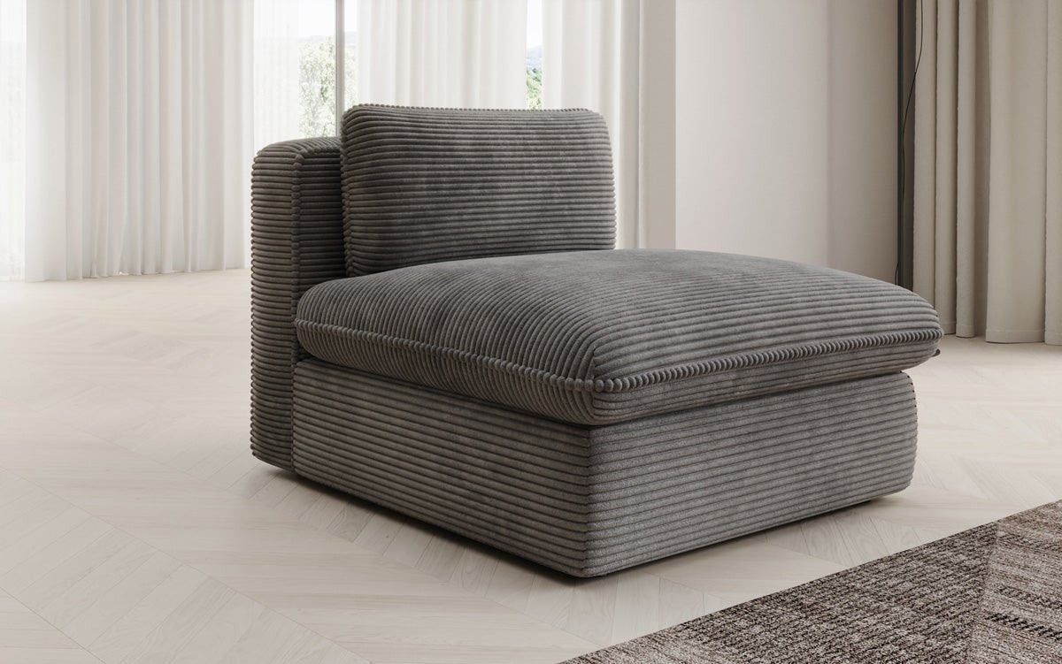 Cuddle Designer Sofa-Sessel: Gemütlicher Cord, Modernes Design für Ihr Wohnzimmer