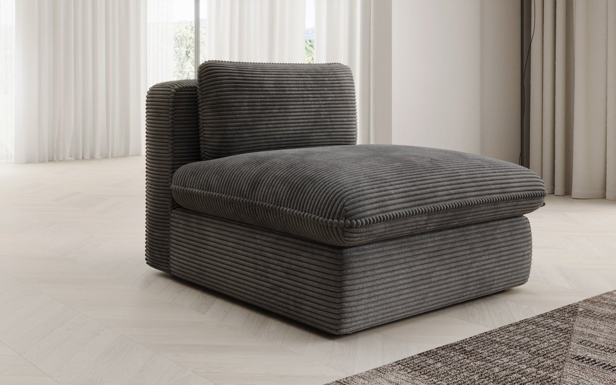 Cuddle Designer Sofa-Sessel: Gemütlicher Cord, Modernes Design für Ihr Wohnzimmer