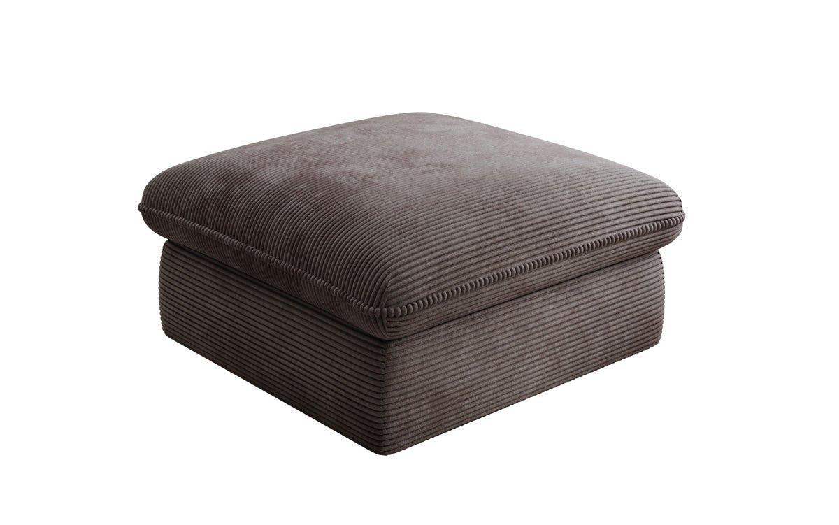 Gemütlicher Kord Beistellhocker Cuddle 90x90cm – Vielseitiger Pouf für Ihr Zuhause