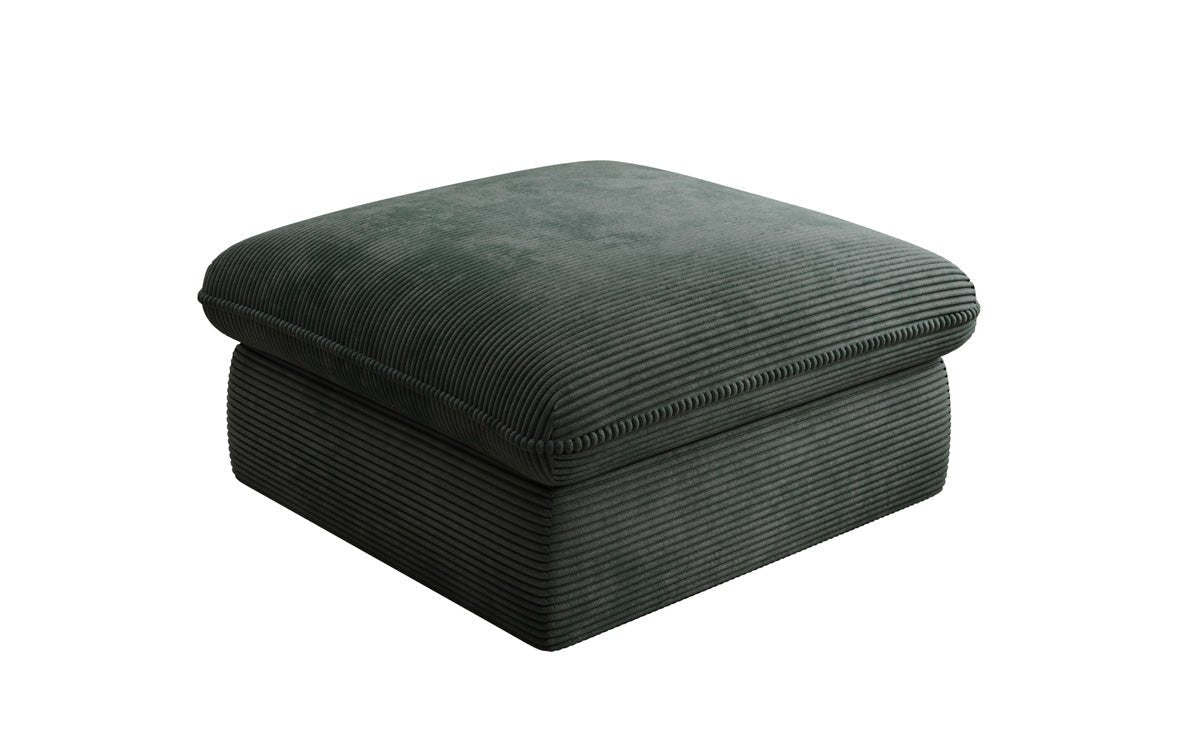 Gemütlicher Kord Beistellhocker Cuddle 90x90cm – Vielseitiger Pouf für Ihr Zuhause