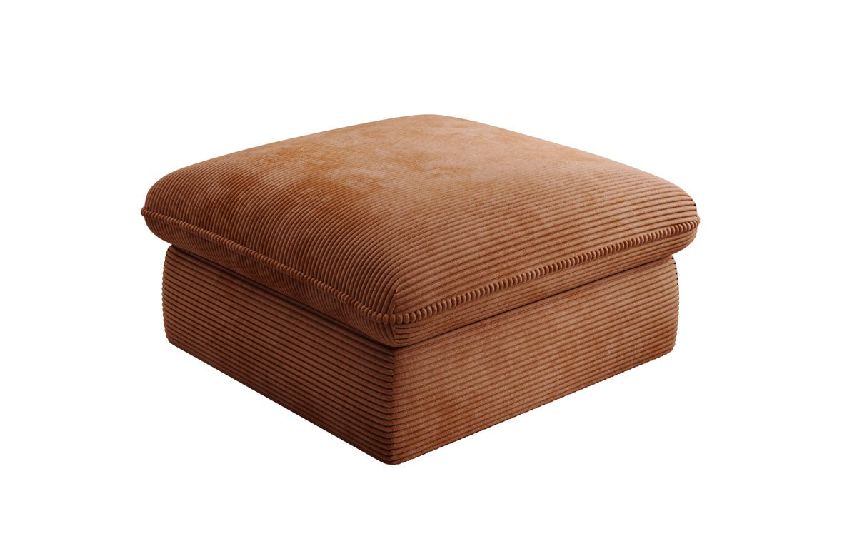 Gemütlicher Kord Beistellhocker Cuddle 90x90cm – Vielseitiger Pouf für Ihr Zuhause