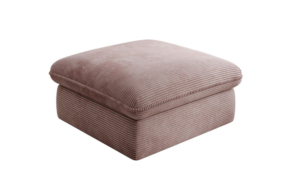 Gemütlicher Kord Beistellhocker Cuddle 90x90cm – Vielseitiger Pouf für Ihr Zuhause