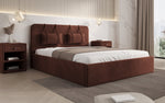 Lade das Bild in den Galerie-Viewer, Designer Samt Polsterbett Alma mit Stauraum – Luxus für Ihr Schlafzimmer