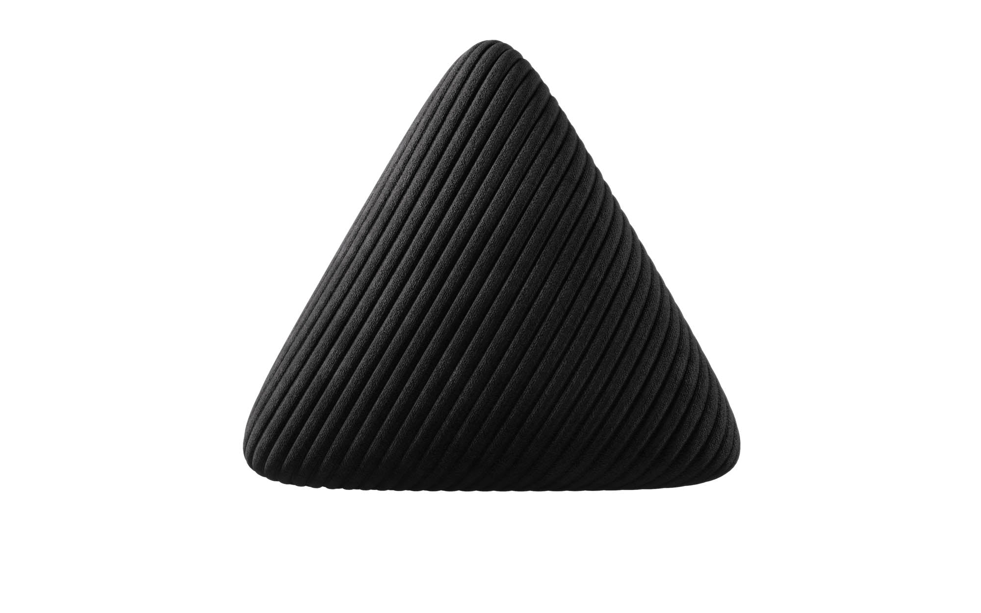 Dreieckiges Cord-Kissen Nook: Stylisches Zierkissen für Sofa, Bett & Wohnakzente