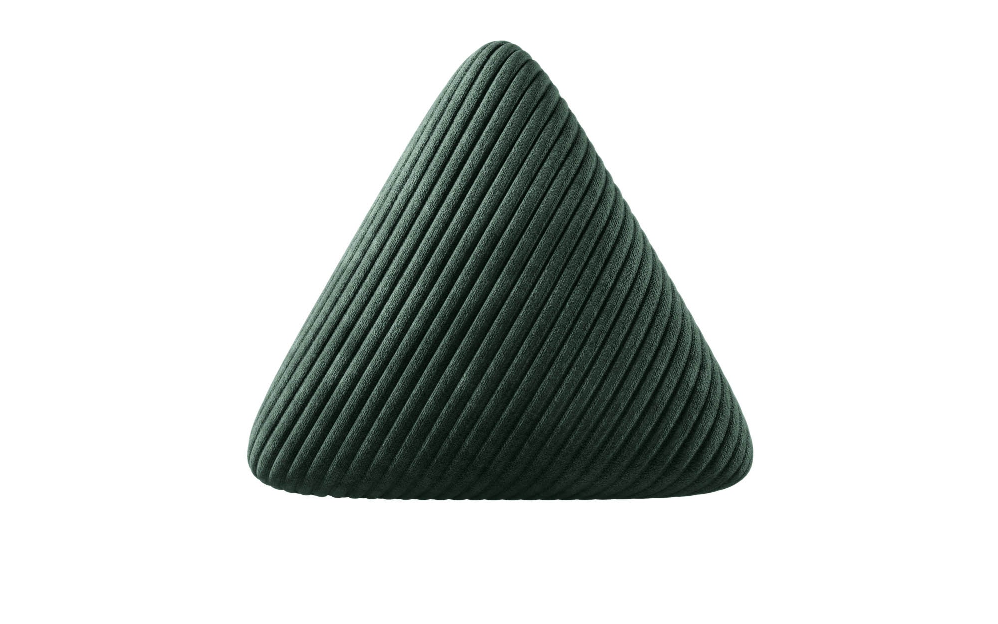 Dreieckiges Cord-Kissen Nook: Stylisches Zierkissen für Sofa, Bett & Wohnakzente