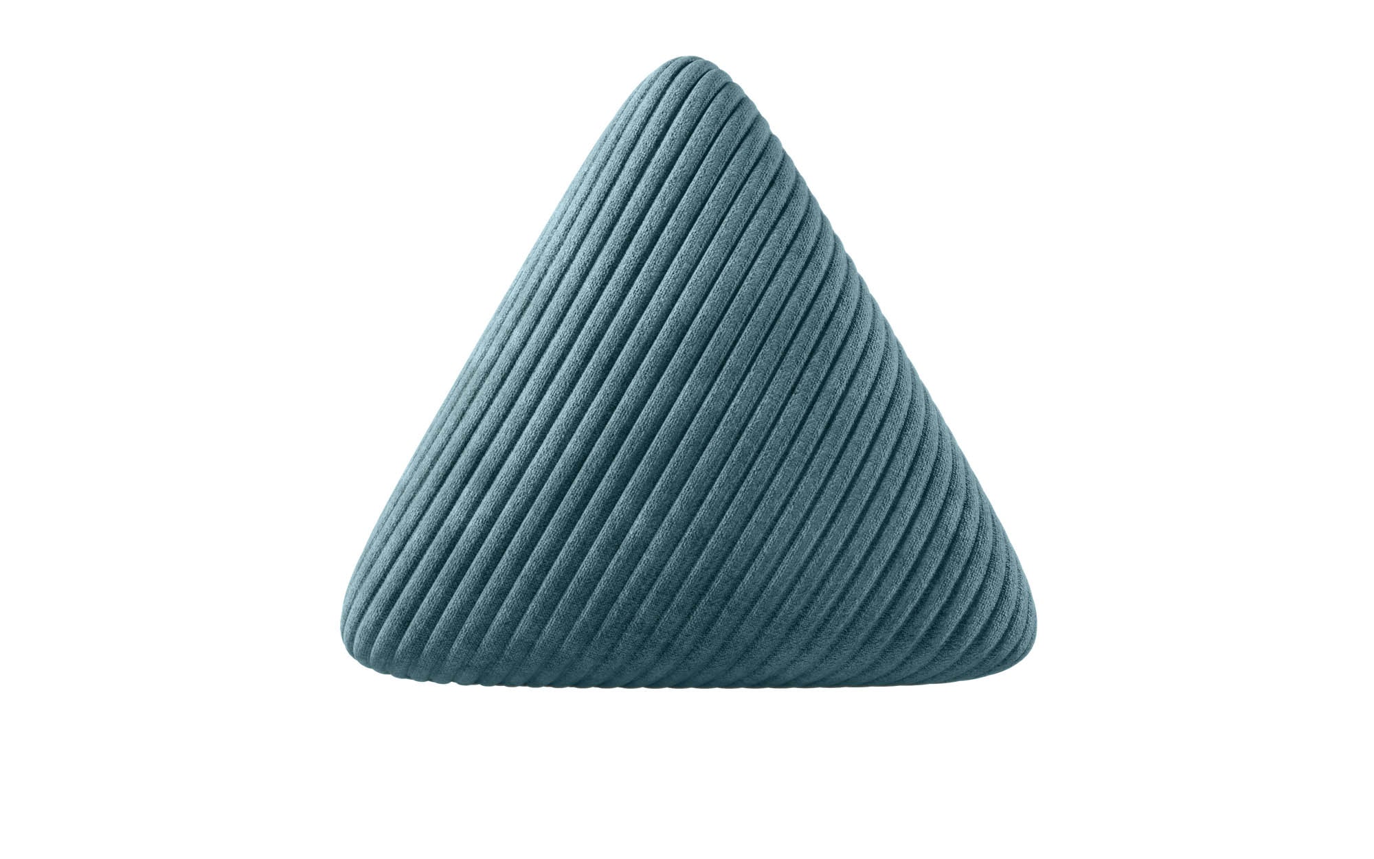 Dreieckiges Cord-Kissen Nook: Stylisches Zierkissen für Sofa, Bett & Wohnakzente