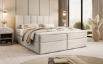 Lade das Bild in den Galerie-Viewer, Luxuriöses Boxspringbett Aurelia Stoffbett mit Integriertem Stauraum für Schlafzimmer