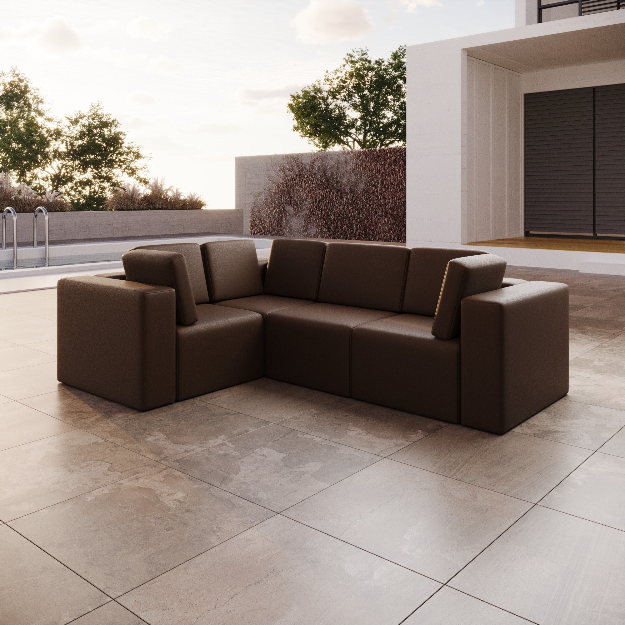 Eden L Gartensofa Ersatzbezug: Wetterfest, Luxuriös, Stilvoll, Perfekt für Draußen