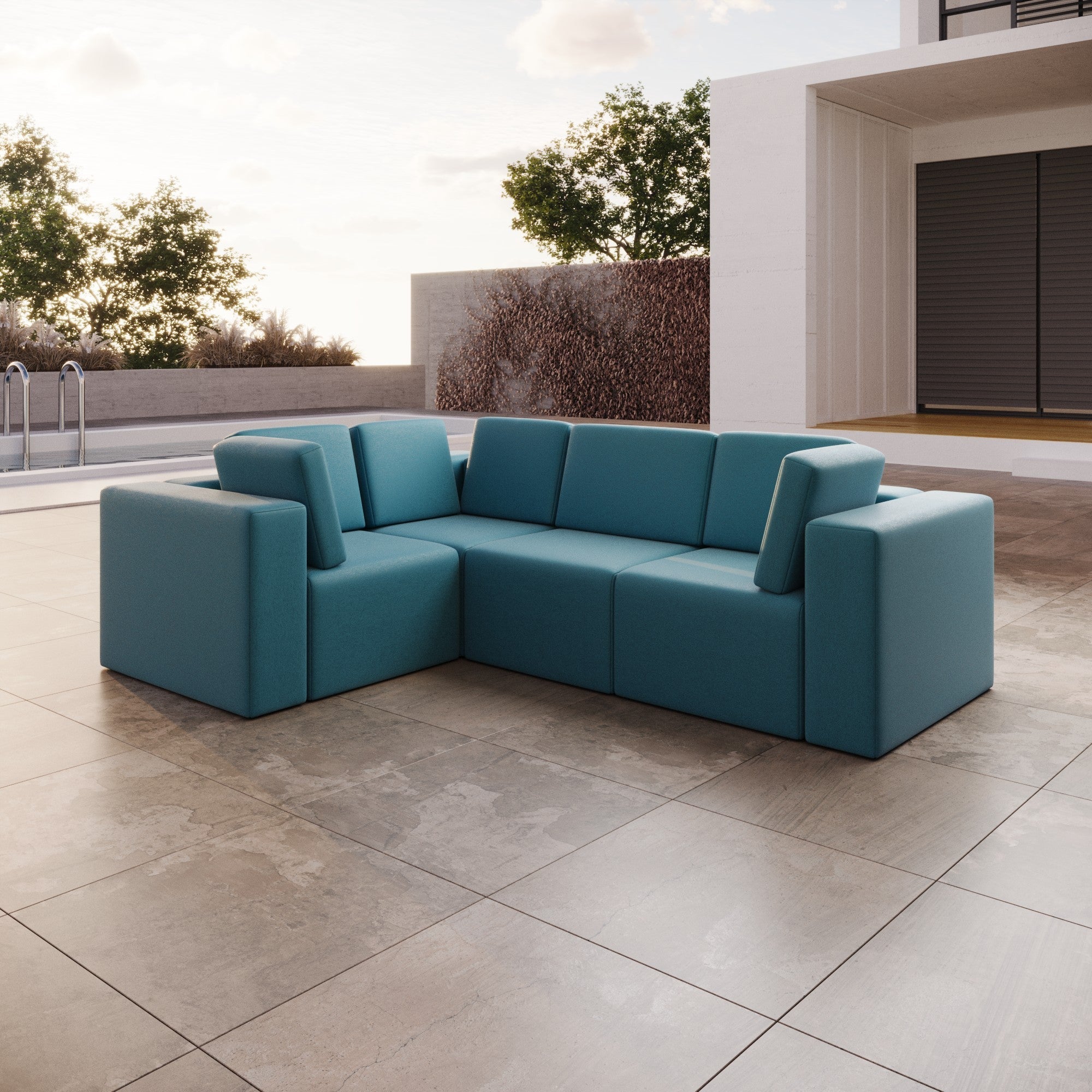 Eden L Gartensofa Ersatzbezug: Wetterfest, Luxuriös, Stilvoll, Perfekt für Draußen