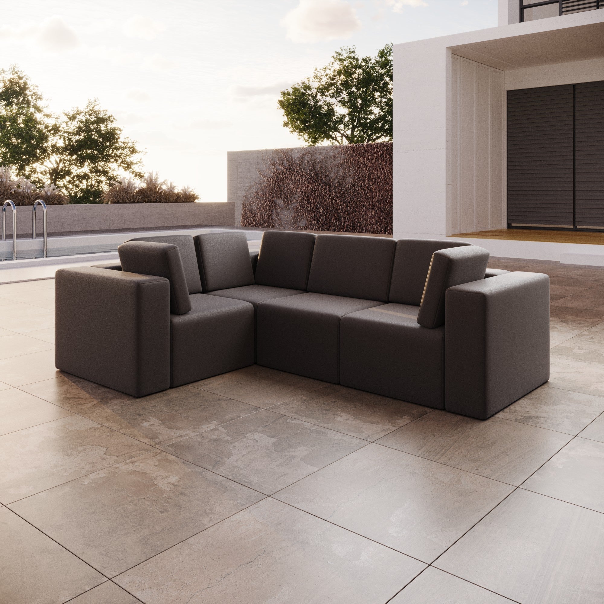 Eden L Gartensofa Ersatzbezug: Wetterfest, Luxuriös, Stilvoll, Perfekt für Draußen