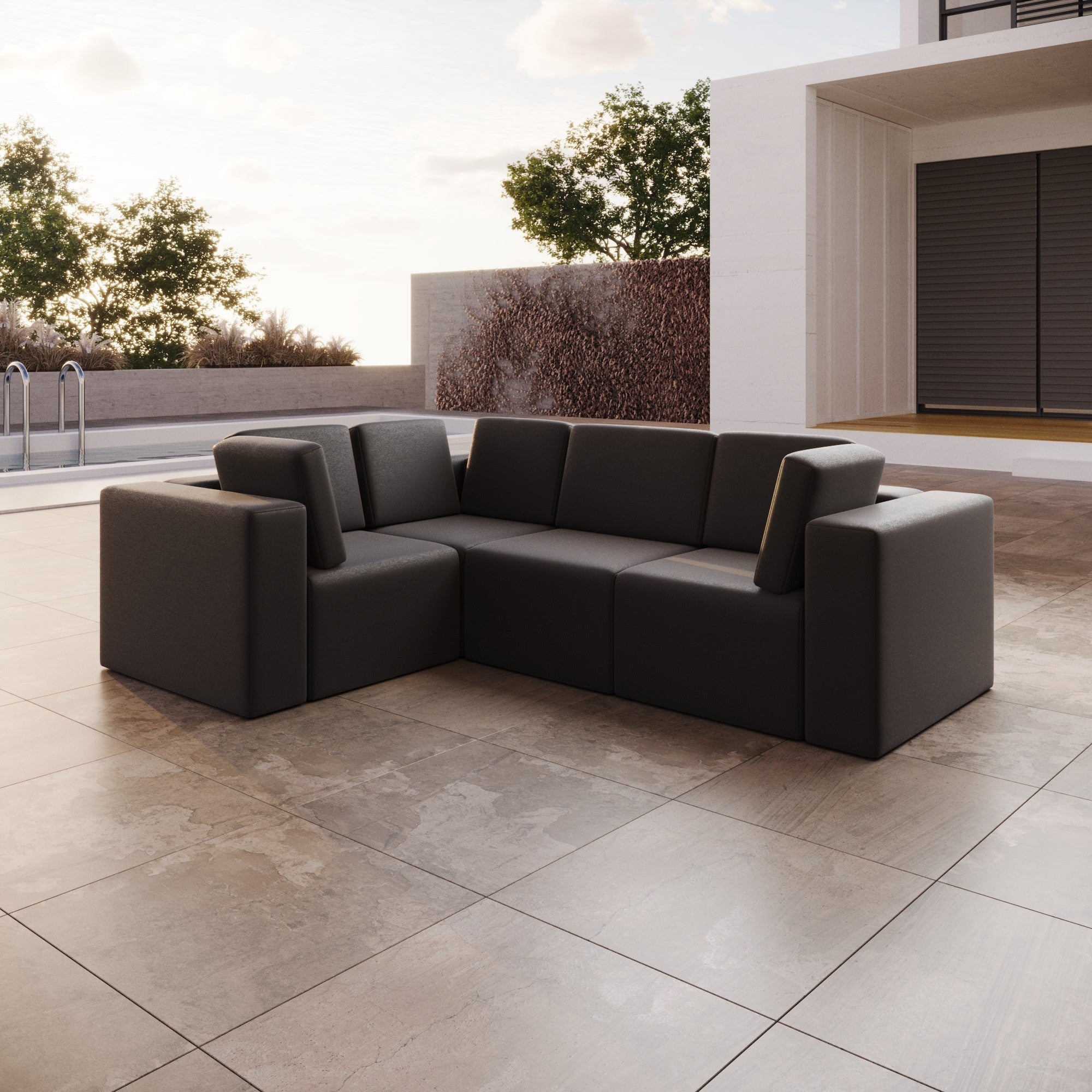 Eden L Gartensofa Ersatzbezug: Wetterfest, Luxuriös, Stilvoll, Perfekt für Draußen