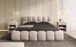 Lade das Bild in den Galerie-Viewer, Designer Polsterbett Boston Kordstoff mit Stauraum – Luxuriös, Modern, Komfortabel