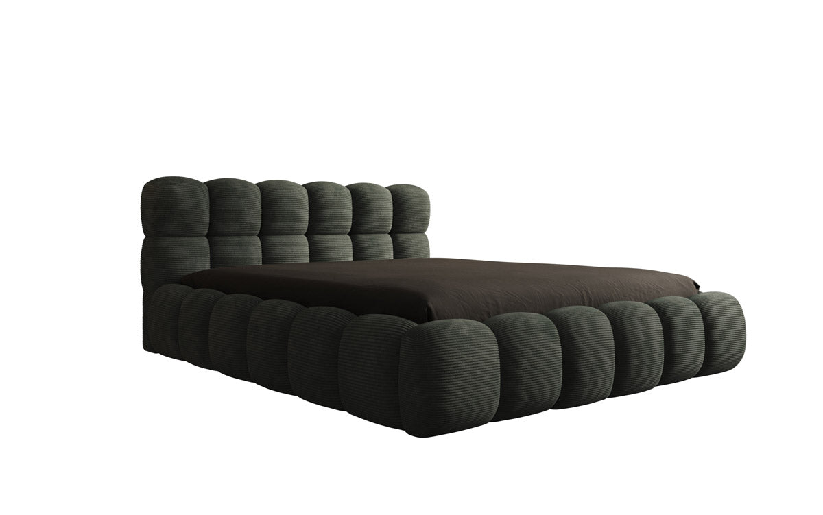 Designer Polsterbett Boston Kordstoff mit Stauraum – Luxuriös, Modern, Komfortabel