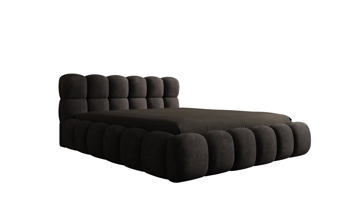 Designer Polsterbett Boston Kordstoff mit Stauraum – Luxuriös, Modern, Komfortabel