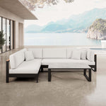 Lade das Bild in den Galerie-Viewer, Vayla Luxus Garten Ecklounge Set – Modulares Aluminium Ecksofa & Tisch