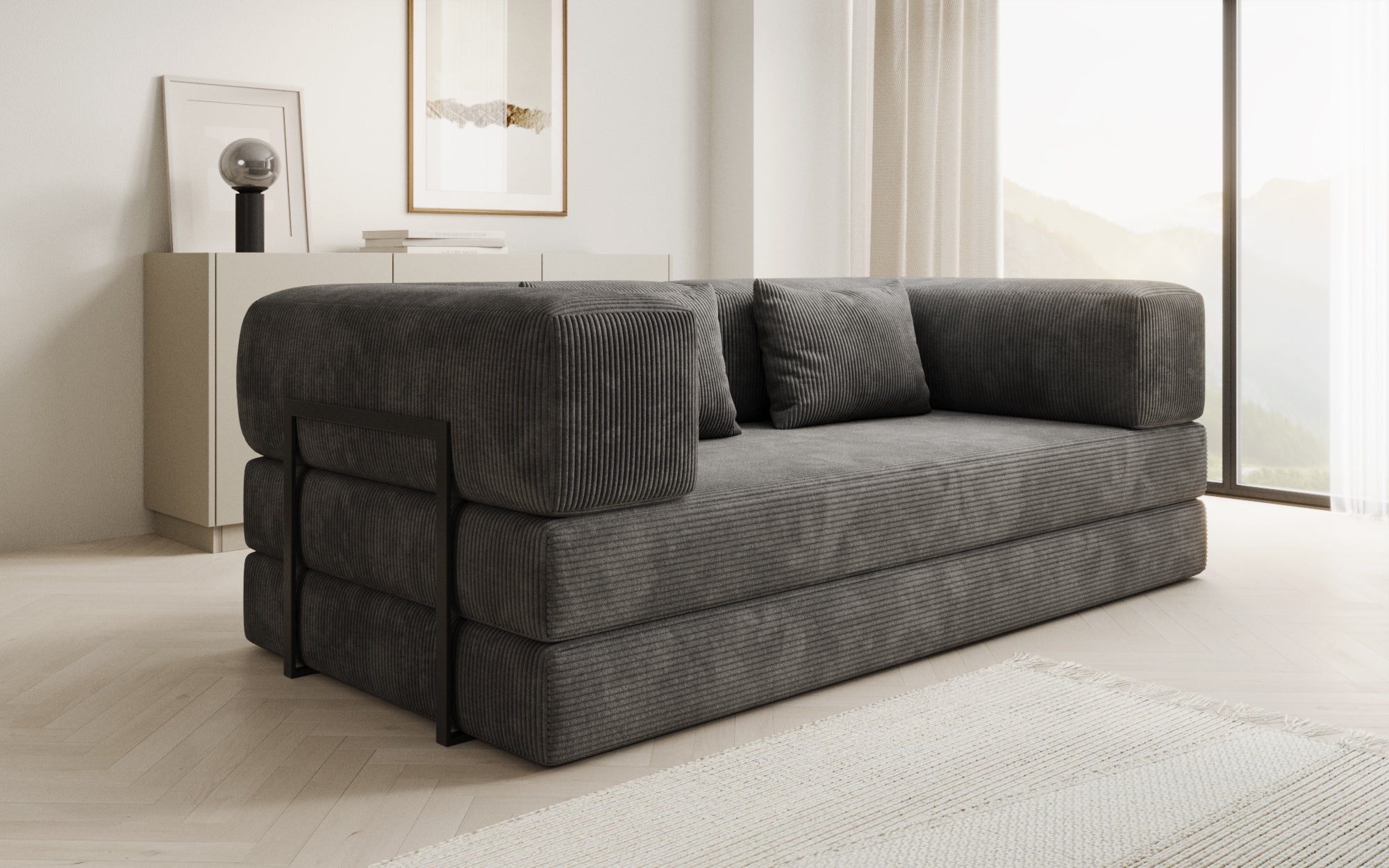 Luxuriöser Cord-Ersatzbezug für Lazy Sofa-Serie – Weich, Strapazierfähig, Stilvoll & Perfekt Passend