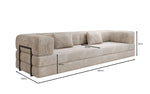 Lade das Bild in den Galerie-Viewer, Designer XXL Cord Sofa 3-Sitzer mit Schlaffunktion und Stauraum – Modern & Gemütlich