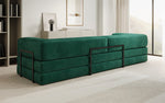 Lade das Bild in den Galerie-Viewer, Luxuriöses XXL Designer Samt Sofa mit Schlaffunktion, Stauraum und Komfort