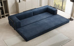 Lade das Bild in den Galerie-Viewer, Luxuriöses XXL Designer Samt Sofa mit Schlaffunktion, Stauraum und Komfort