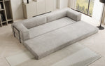 Lade das Bild in den Galerie-Viewer, Luxuriöses XXL Designer Samt Sofa mit Schlaffunktion, Stauraum und Komfort